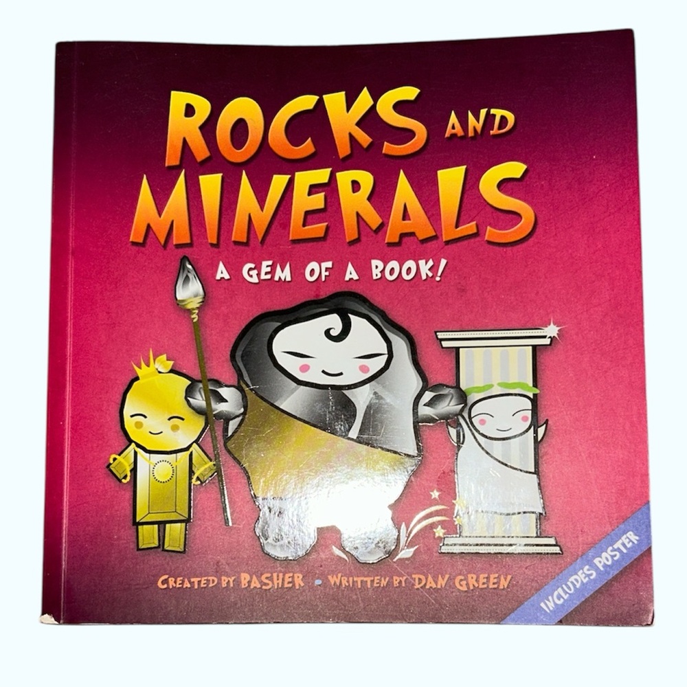 🍪 Rocks and Minerals Book with Poster